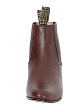 Load image into Gallery viewer, El Besserro Charro Boot - Leather Wine 202