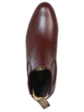 Load image into Gallery viewer, El Besserro Charro Boot - Leather Wine 202