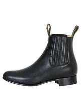 Load image into Gallery viewer, El Besserro Charro Boot - Leather Black 207