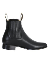 Load image into Gallery viewer, El Besserro Charro Boot - Leather Black 207