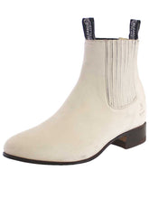 Load image into Gallery viewer, Canelo Charro Boot Suede In Bone 229