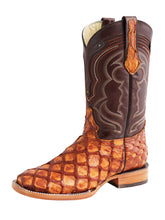 Load image into Gallery viewer, El General Men's Exotic Monster Fish Rodeo Boots - Honey 44606