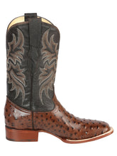 Load image into Gallery viewer, El Señor de los Cielos Men’s Rodeo Boot - Imitation Ostrich Leather - Brown 44934