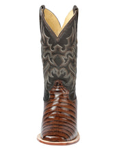 Load image into Gallery viewer, El Señor de los Cielos Men’s Rodeo Boot - Imitation Caiman Belly Leather - Brown
44937