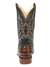 Load image into Gallery viewer, El Señor de los Cielos Men’s Rodeo Boot - Imitation Caiman Belly Leather - Brown
44937