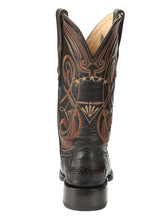 Load image into Gallery viewer, El General Men's Exotic Ostrich Leg Cowboy Boots - Brown 45068