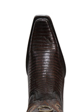 Load image into Gallery viewer, El General Men's Exotic Lizard Cowboy Boots - Brown 45073