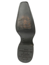 Load image into Gallery viewer, El General Men's Exotic Ostrich Leather Cowboy Boots - Black 45075