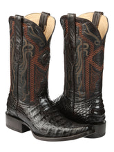 Load image into Gallery viewer, El General Men's Exotic Caiman Belly Cowboy Boots - Brown 45079