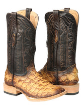 Load image into Gallery viewer, El General Men's Exotic Monster Fish Rodeo Cowboy Boots - Orix 45086