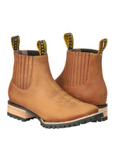 Load image into Gallery viewer, El General Men’s Ankle Boots - Crazy Horse Papaya 45342