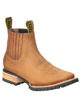 Load image into Gallery viewer, El General Men’s Ankle Boots - Crazy Horse Papaya 45342