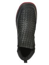 Load image into Gallery viewer, Sefeni Men’s Double Zipper Shoe Crazy Leather - Black 45394