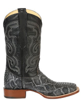 Load image into Gallery viewer, El General Men’s Python Imitation Rodeo Boots - Gray 45432