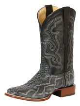 Load image into Gallery viewer, El General Men’s Python Imitation Rodeo Boots - Gray 45432