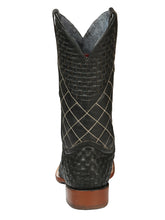 Load image into Gallery viewer, El General Men's Rodeo Boots Petatillo Leather - Black 45438