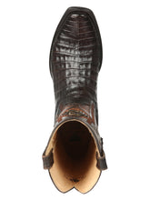 Load image into Gallery viewer, El General Men's Exotic Caiman Belly Cowboy Boots - Brown 45519