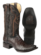 Load image into Gallery viewer, El General Men's Exotic Caiman Nuca Cowboy Boots - Brown 45522