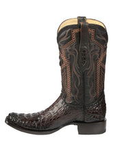Load image into Gallery viewer, El General Men's Exotic Caiman Nuca Cowboy Boots - Brown 45522