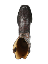Load image into Gallery viewer, El General Men's Exotic Caiman Nuca Cowboy Boots - Brown 45522