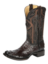 Load image into Gallery viewer, El General Men's Exotic Caiman Nuca Cowboy Boots - Brown 45522