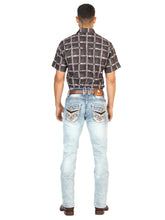 Load image into Gallery viewer, Centenario Men's Premium Denim Boot Cut Pants - Medium Blue 45533