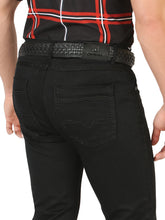 Load image into Gallery viewer, Centenario Slim Fit Denim Pants - Black 45540