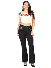 Load image into Gallery viewer, Centenario Women's Medium Blue Bootcut Denim Jeans 45544