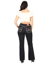 Load image into Gallery viewer, Centenario Women's Medium Blue Bootcut Denim Jeans 45544