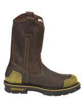 Load image into Gallery viewer, Buffalo & Bull Men’s Work Boots - Brown/Yellow 123031