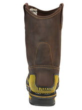 Load image into Gallery viewer, Buffalo & Bull Men’s Work Boots - Brown/Yellow 123031