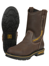 Load image into Gallery viewer, Buffalo & Bull Men’s Work Boots - Brown 123034