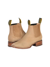 Load image into Gallery viewer, El General Men's Nobuck Ankle Boot - Nobuck Sand 126194