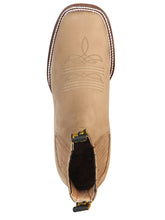 Load image into Gallery viewer, El General Square Toe Ankle Boot - Nobuck Sand 126197