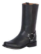 Load image into Gallery viewer, El General Biker Boot - Waxy Black 134
