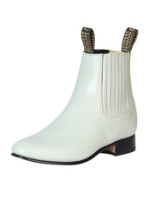 Load image into Gallery viewer, El Besserro Charro Boot - Leather Bone 201
