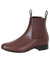 Load image into Gallery viewer, El Besserro Charro Boot - Leather Wine 202
