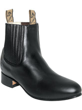 Load image into Gallery viewer, El Canelo - Charro Ankle Boot   - Atlas Black 232
