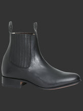 Load image into Gallery viewer, El Canelo - Charro Ankle Boot   - Atlas Black 232
