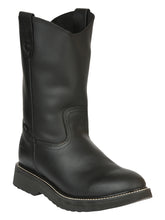 Load image into Gallery viewer, Establo Men’s Work Boot Grasso Leather

 - Black 312
