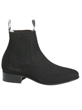 Load image into Gallery viewer, Canelo Charro Boot - Black Nobuck 3663
