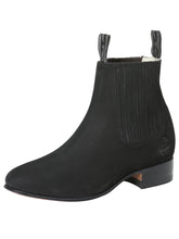 Load image into Gallery viewer, Canelo Charro Boot - Black Nobuck 3663
