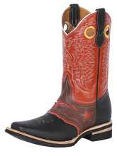 Load image into Gallery viewer, El General Rodeo Boot - Crazy Black 33305
