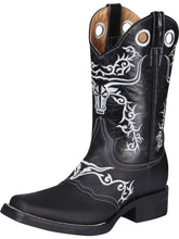 Load image into Gallery viewer, El General Rodeo Boot - Crazy Black 34313
