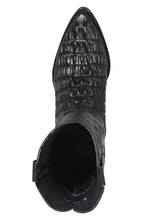 Load image into Gallery viewer, Cowboy boot  El Senor de los Cielos - Caiman  - Black 40842
