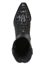 Load image into Gallery viewer, Cowboy boot  El Senor de los Cielos - Caiman  - Black 40854
