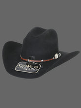 Load image into Gallery viewer, El Senor de los Cielos Felt Western Hat 50x Black 41675
