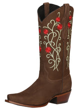 Load image into Gallery viewer, El General Rodeo Western Boot - Suede Brown 41789
