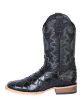 Load image into Gallery viewer, El General Rodeo Boot - Imit Pirarucu - Black 41792

