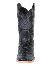 Load image into Gallery viewer, El General Rodeo Boot - Imit Pirarucu - Black 41792
